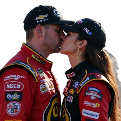 nascar, hopeful, kisses, driver transparent PNG cut-out