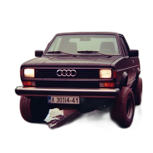 car, photorealistic, vaporwave, concept art transparent PNG cut-out