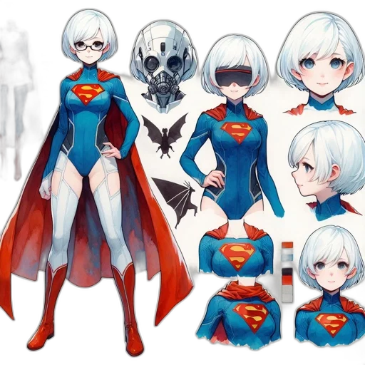 concept art, comic book art, fantasy art, anime transparent PNG cut-out