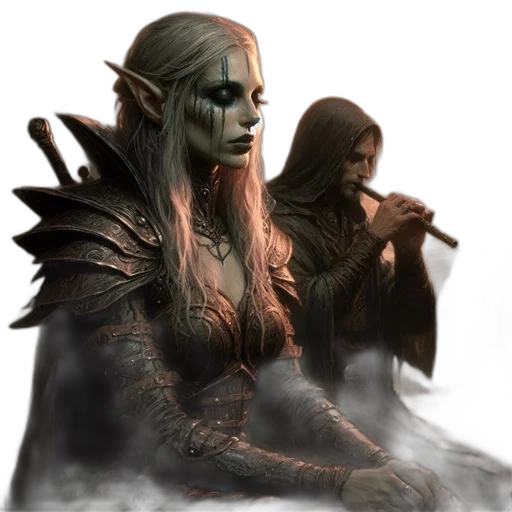 staff, mask, fantasy art, concept art transparent PNG cut-out