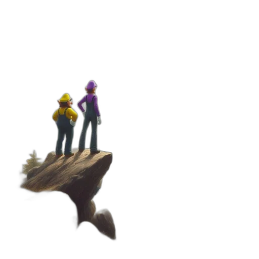 staff, hat, hair, crown transparent PNG cut-out
