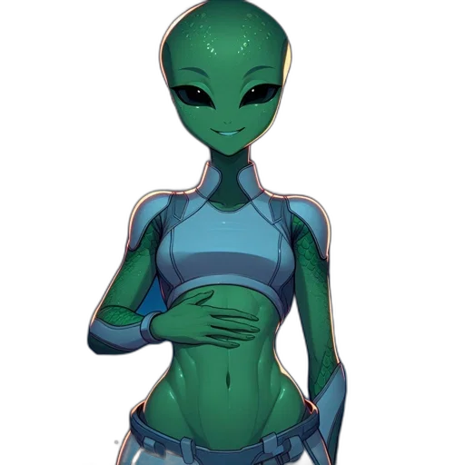 robot, creature, dress, staff transparent PNG cut-out