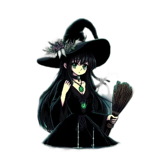 staff, hat, weapon, creature transparent PNG cut-out