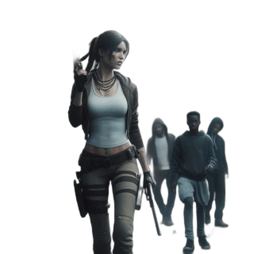 staff, concept art, 3d render, pixel art transparent PNG cut-out