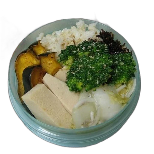food, photorealistic, bowl, broccoli transparent PNG cut-out