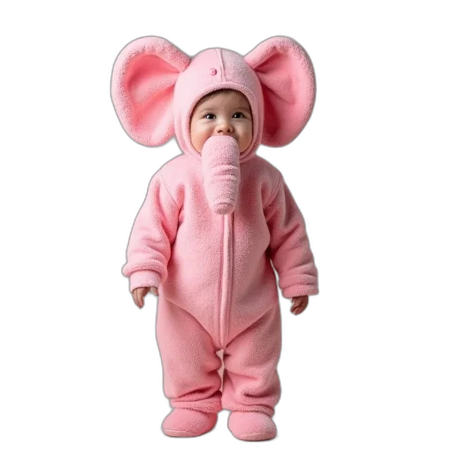 animal, creature, infant, pink transparent PNG cut-out