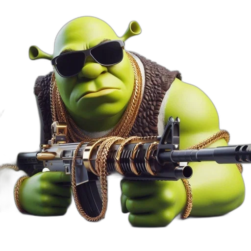 weapon, animal, staff, 3d render transparent PNG cut-out
