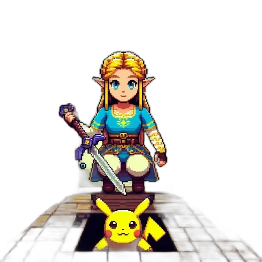 staff, sword, weapon, crown transparent PNG cut-out