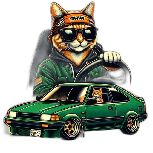 car, concept art, pixel art, photorealistic transparent PNG cut-out