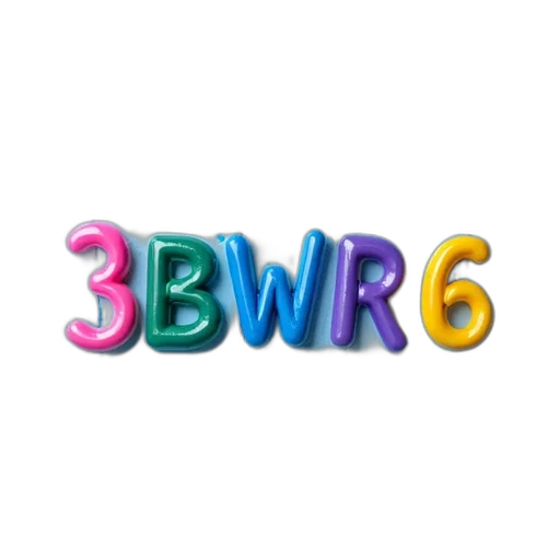 weapon, 3d render, vaporwave, colorful transparent PNG cut-out