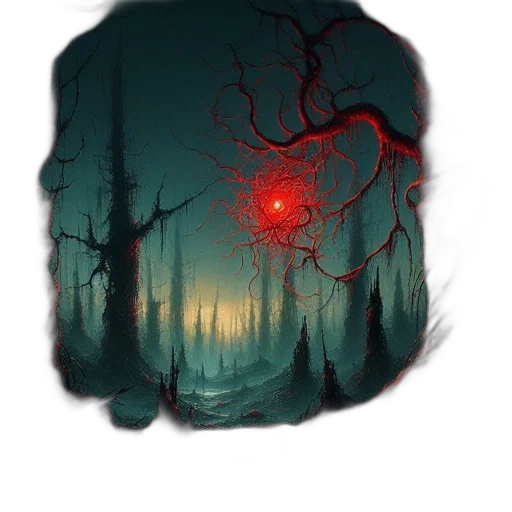 mask, tree, creature, face transparent PNG cut-out