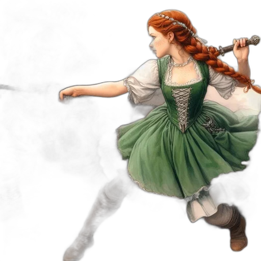 dress, staff, weapon, sword transparent PNG cut-out