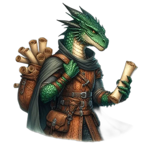 dragon, staff, fantasy art, concept art transparent PNG cut-out