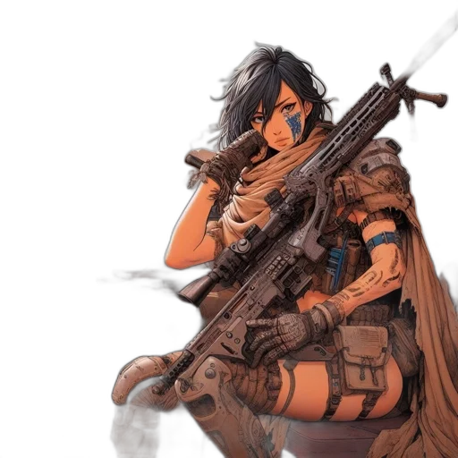 weapon, concept art, fantasy art, comic book art transparent PNG cut-out