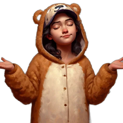 jacket, face, concept art, photorealistic transparent PNG cut-out