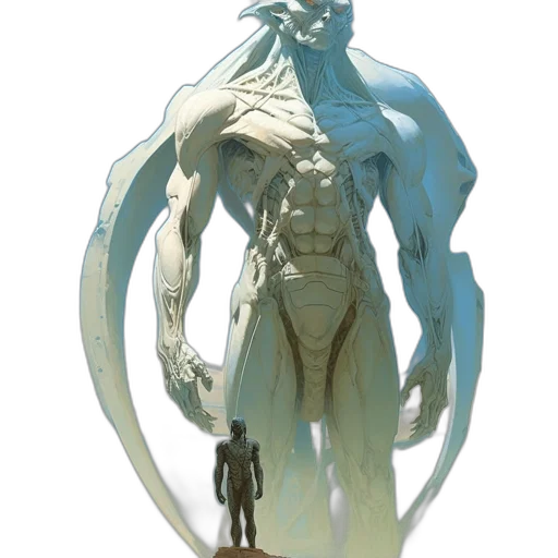 creature, robot, mask, concept art transparent PNG cut-out