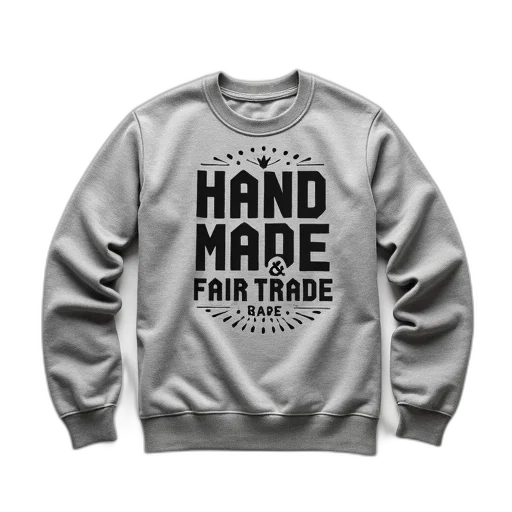 3d render, grey, sweatshirt, phrase transparent PNG cut-out