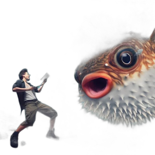 creature, animal, mask, concept art transparent PNG cut-out