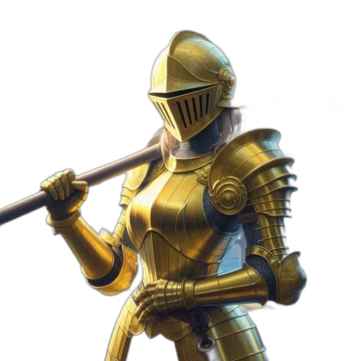 sword, weapon, staff, robot transparent PNG cut-out