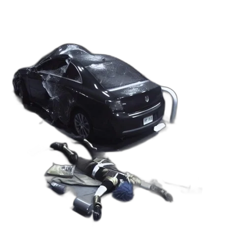 car, robot, weapon, 3d render transparent PNG cut-out