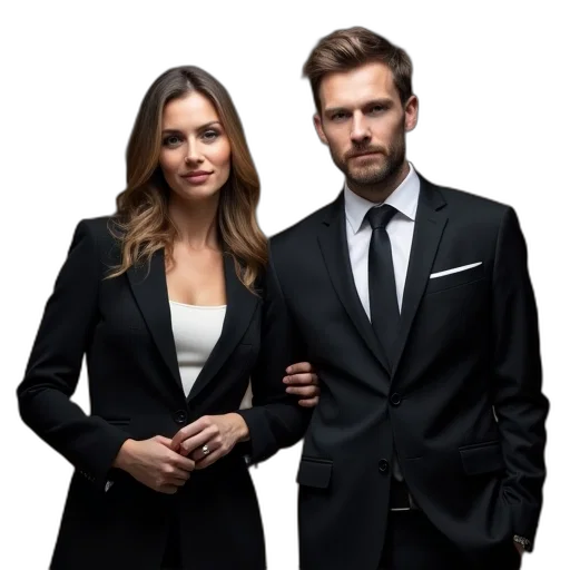jacket, staff, television, interview transparent PNG cut-out