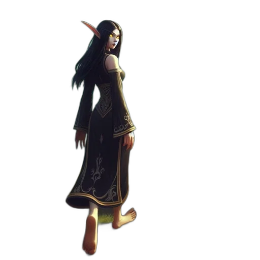 staff, dress, dragon, concept art transparent PNG cut-out