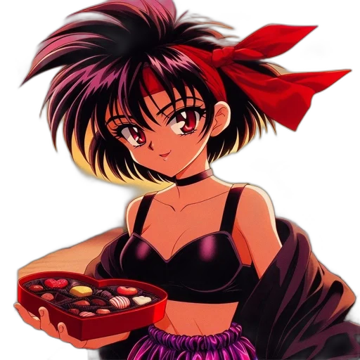 food, anime, pixel art, vaporwave transparent PNG cut-out