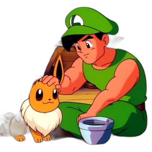 animal, staff, hat, creature transparent PNG cut-out