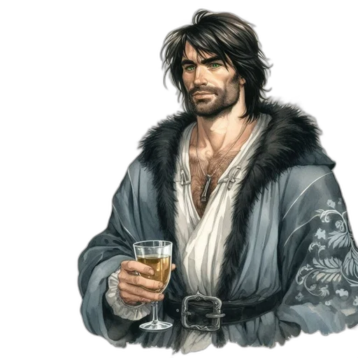 jacket, fantasy art, concept art, pixel art transparent PNG cut-out