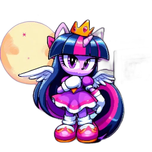 crown, staff, dragon, pixel art transparent PNG cut-out