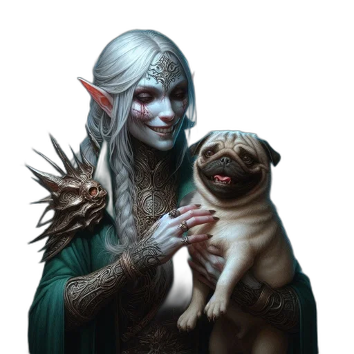 creature, dragon, animal, staff transparent PNG cut-out