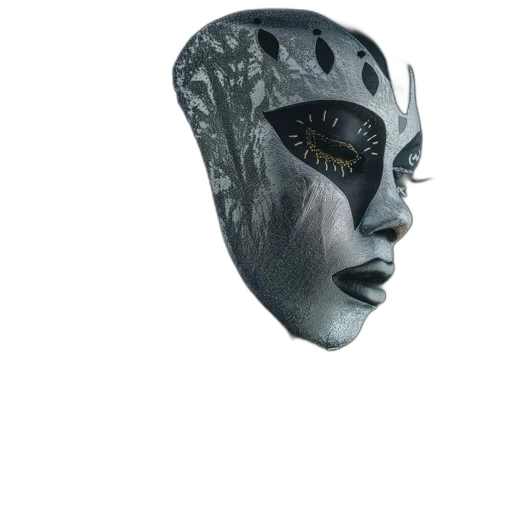mask, face, creature, robot transparent PNG cut-out