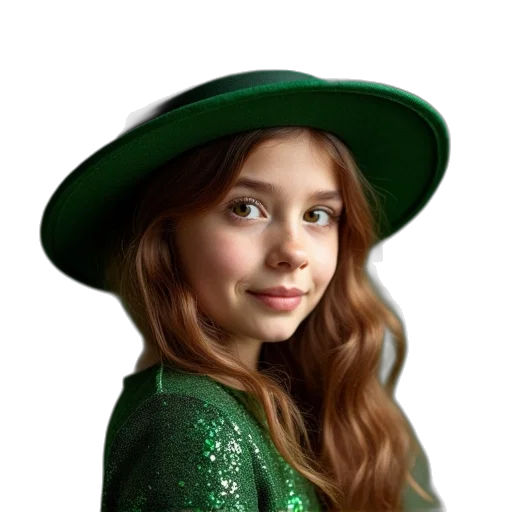 hat, crown, dress, hair transparent PNG cut-out
