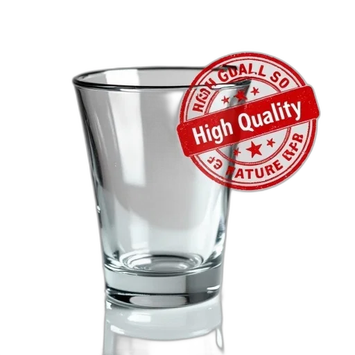 photorealistic, clear, glass, metallic transparent PNG cut-out