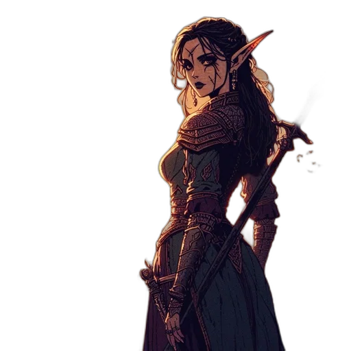 dragon, dress, fantasy art, concept art transparent PNG cut-out