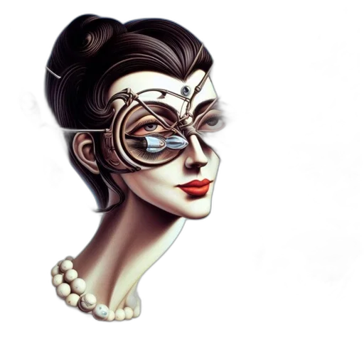 mask, jewelry, face, crown transparent PNG cut-out