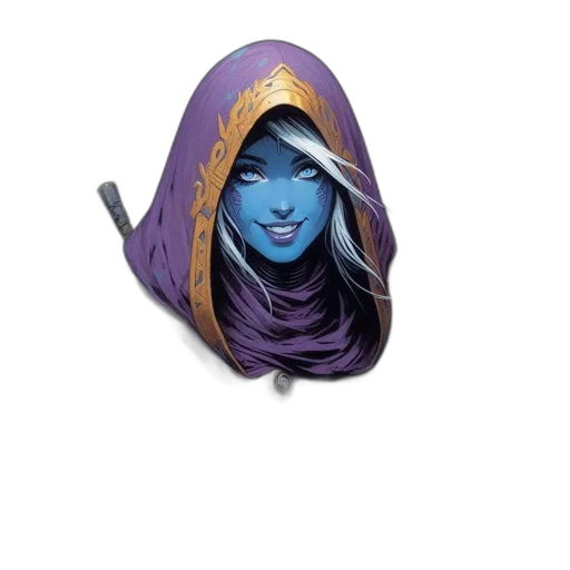 mask, hat, staff, jewelry transparent PNG cut-out