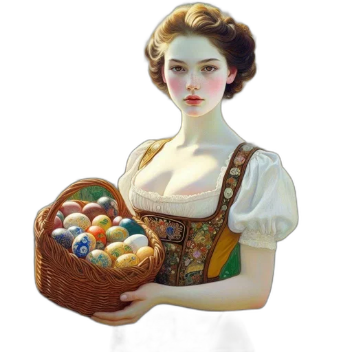 jewelry, food, dress, oil painting transparent PNG cut-out