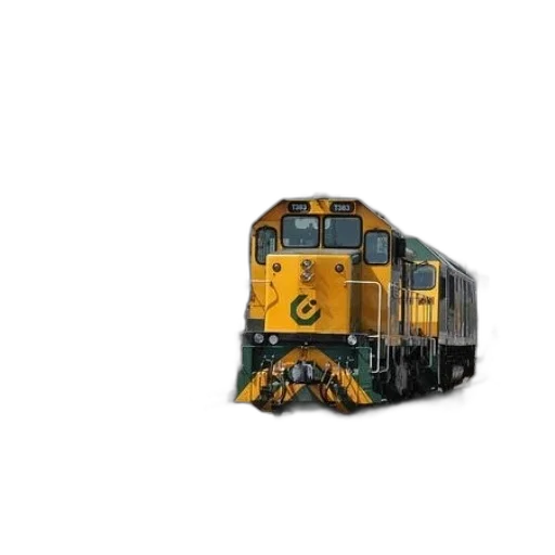 robot, 3d render, yellow, train transparent PNG cut-out