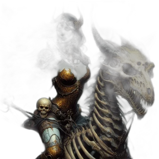 dragon, sword, robot, creature transparent PNG cut-out