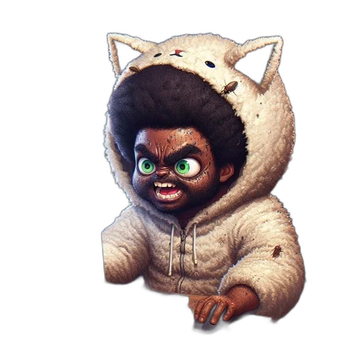 creature, animal, staff, concept art transparent PNG cut-out