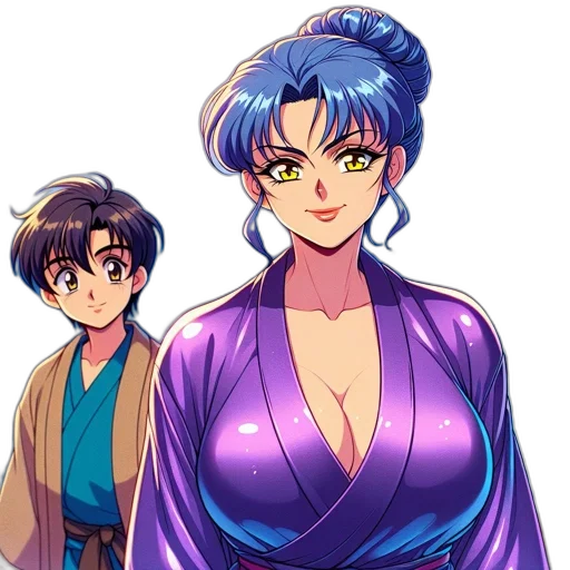anime, vaporwave, pixel art, concept art transparent PNG cut-out