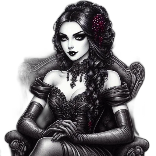 crown, dress, jewelry, fantasy art transparent PNG cut-out