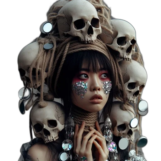 mask, jewelry, face, crown transparent PNG cut-out