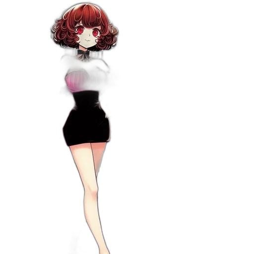 dress, staff, hair, flower transparent PNG cut-out