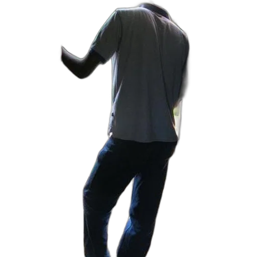 jacket, staff, creature, robot transparent PNG cut-out