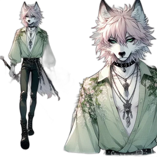 staff, mask, jacket, creature transparent PNG cut-out