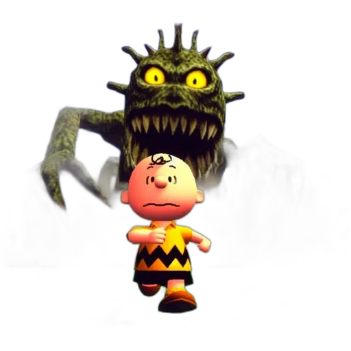 creature, animal, staff, weapon transparent PNG cut-out