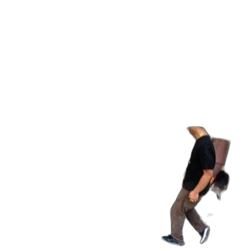 shoes, staff, creature, hair transparent PNG cut-out