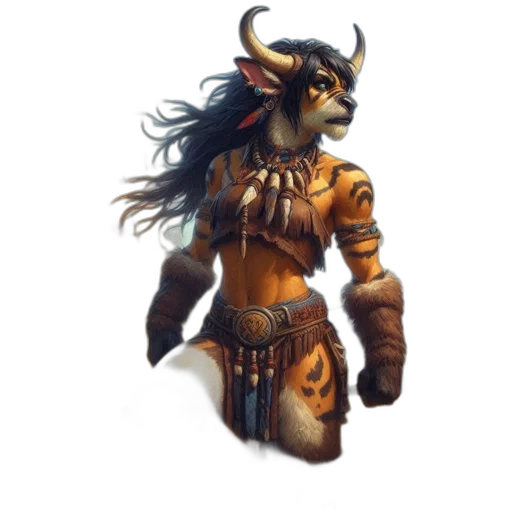 dragon, mask, staff, fantasy art transparent PNG cut-out